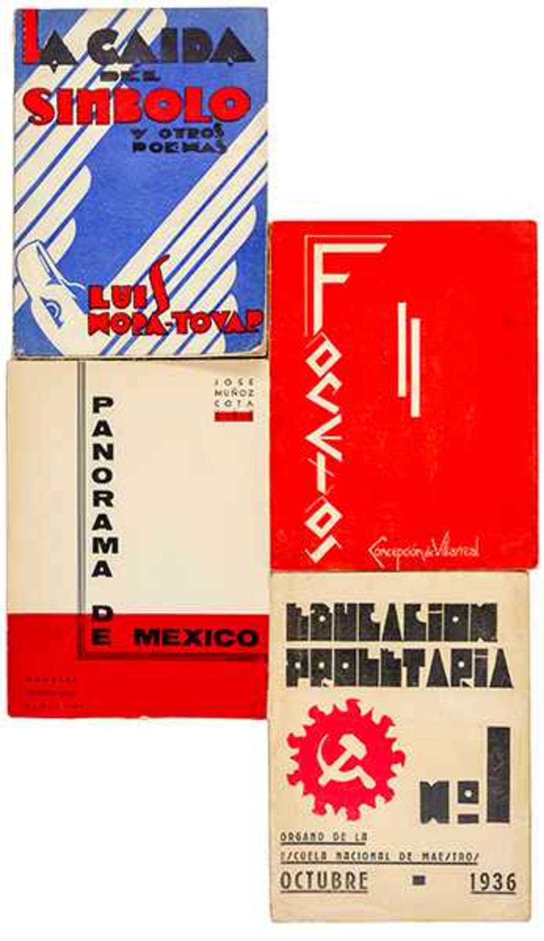 Typographie - - Sammlung von 32 Schriften bzw. Kleinschriften zur mexikanischen modernistischen - Bild 3 aus 3
