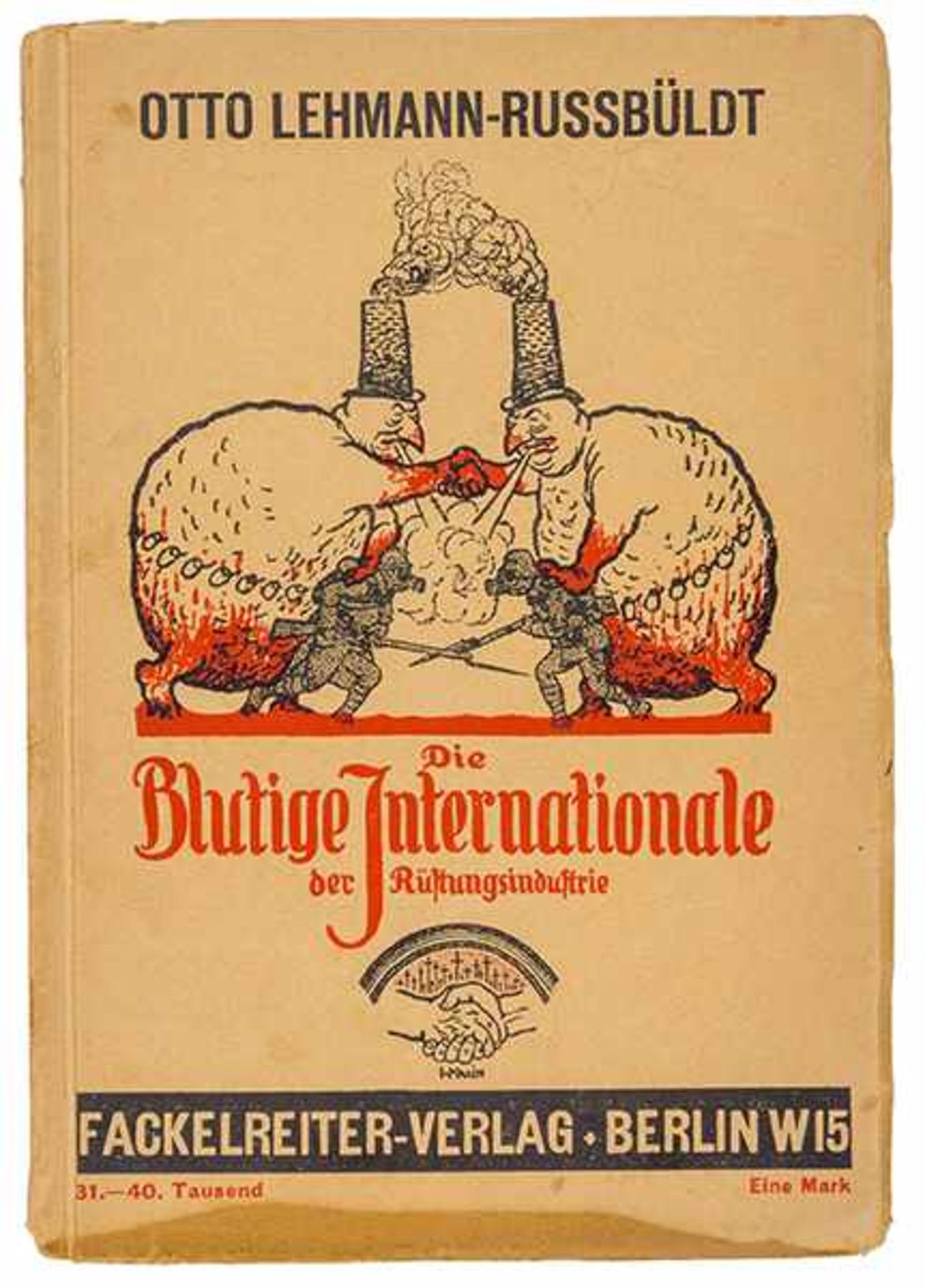 Gegenkultur vor 1945 - - Sammlung von 17 antimilitaristischen und pazifistischen Schriften.