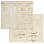 Wilhelm I. deutscher Kaiser und König von Preußen. 4 Offizierspatent-Urkunden. Berlin 12.11.1864,