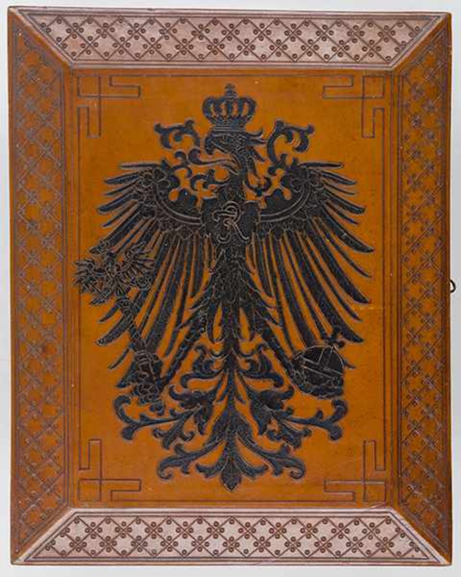 Wilhelm II., deutscher Kaiser und König von Preußen. Adelsbrief mit Unterschrift. Kalligraphie auf - Bild 4 aus 4