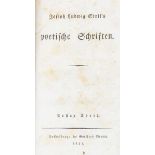 Stoll, Joseph Ludwig. Poetische Schriften. Erster Theil (alles Erschienene). Heidelberg, G. Braun,