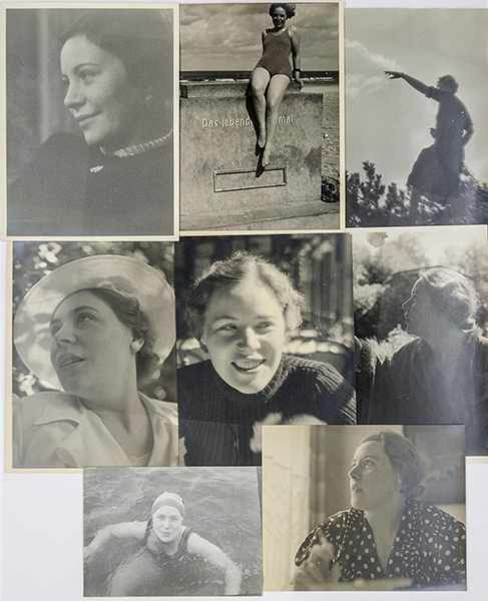 Vishniac, Roman. Sammlung von ca. 230 Original-Photographien. Private Aufnahmen des Ehepaares
