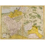 Karten - Polen - - Ortelius, Abraham. Poloniae finitimarumque locorum descriptio auctore Wenceslao