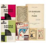 Typographie - - Sammlung von 7 Schriften bzw. Kleinschriften zur lettischen modernistischen