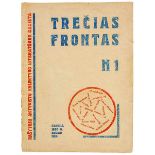 Typographie - - Trecias frontas. Rasytoju aktyvstu kolektyvo literaturos gazieta. Nummern 1-5.