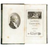 Müchler, Karl. Gedichte. Zwei Bände. Mit 1 gestochenen Porträt in Punktiermanier, 2 Kupfertiteln mit