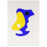 Arp, Hans. Ohne Titel. Farbserigraphie auf J. Perigot Arches Special. Links unten signiert. 1