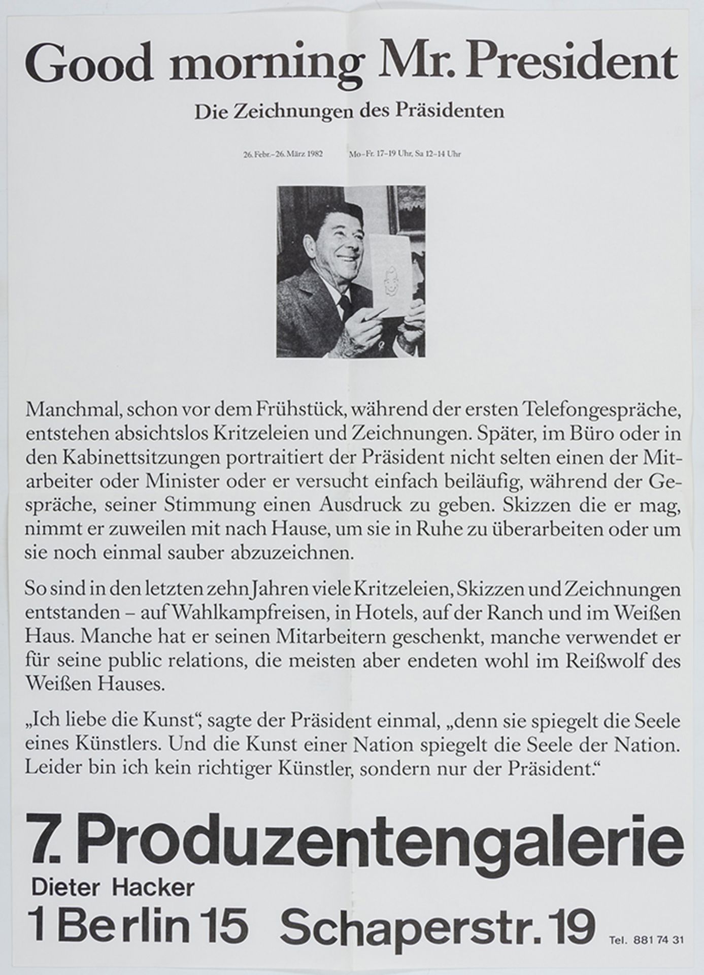 Hacker, Dieter. Sammlung von 21 Ausstellungsplakaten der "7. Produzentengalerie". Berlin, 197 - Image 3 of 4
