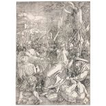 Dürer, Albrecht. Gefangennahme Christi. Blatt 4 der Großen Passion. Holzschnitt auf Bütten
