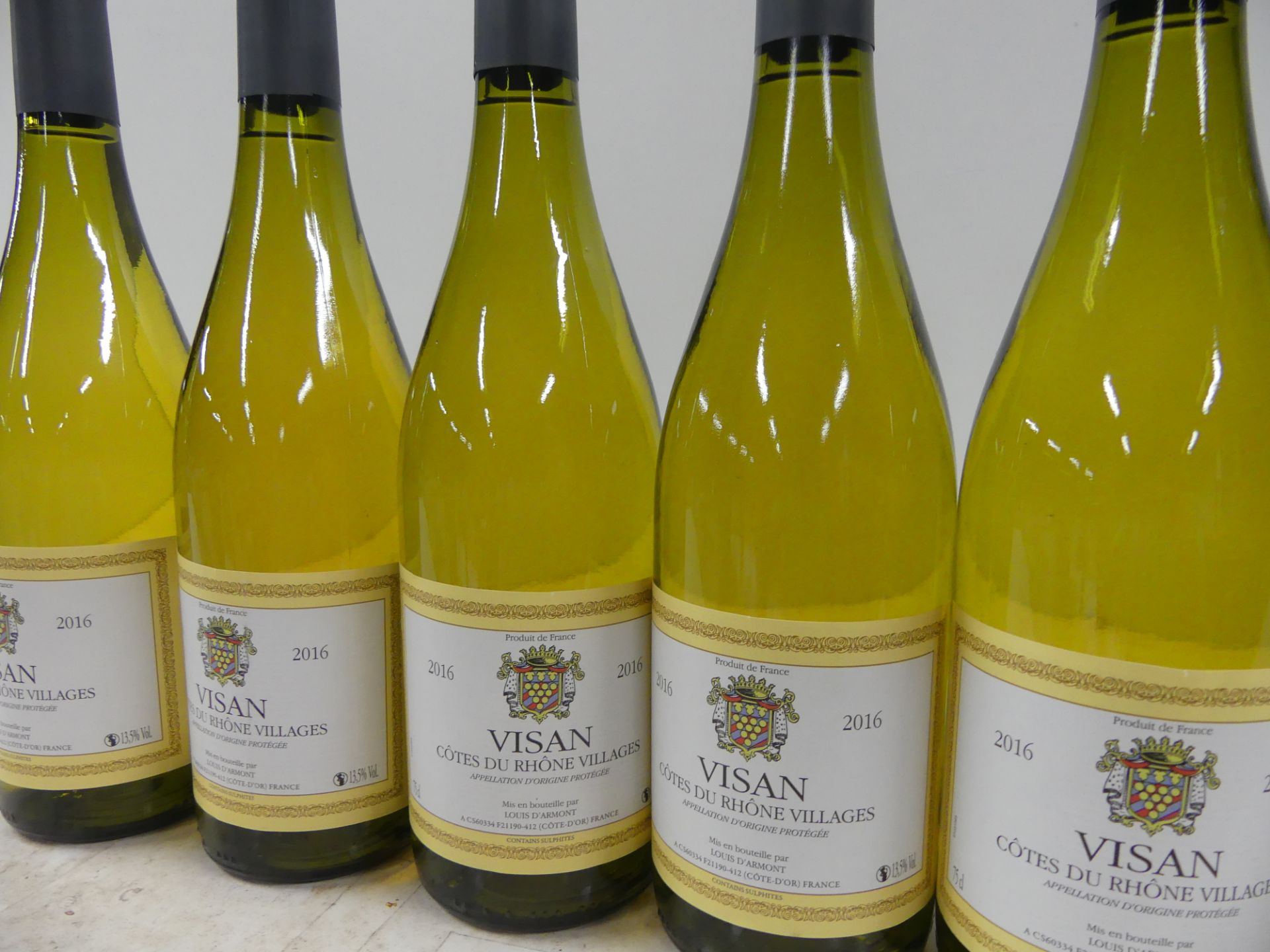 12 Visan Côtes du Rhône Villages Blanc Louis d'Armont 2016 -