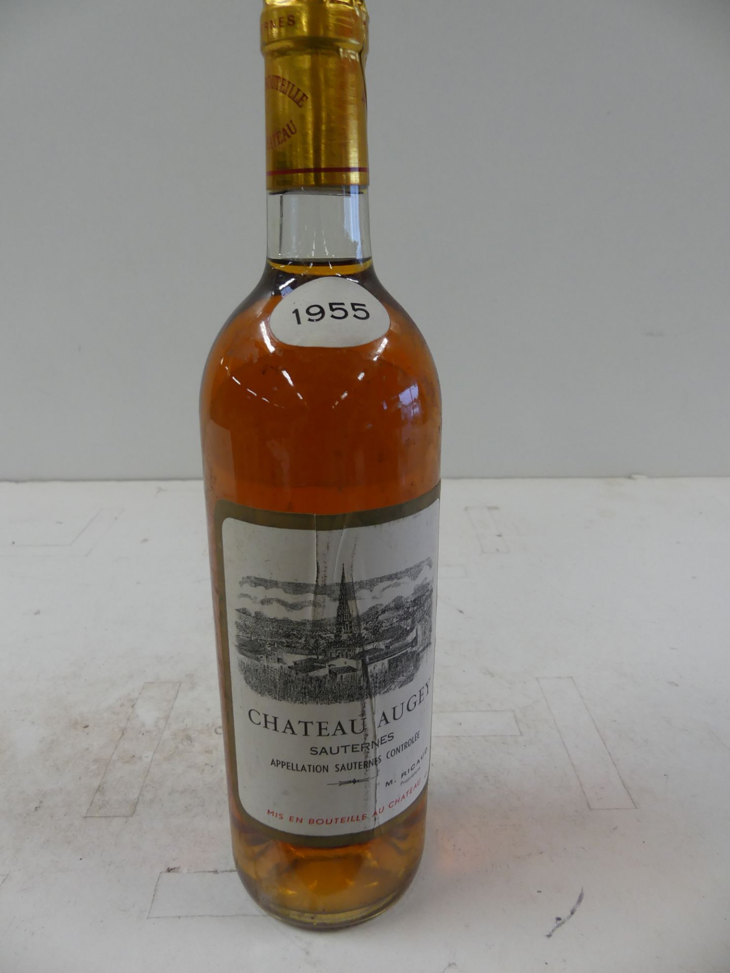 1 Château Augey 1955 Sauternes Btle reconditionnnée -