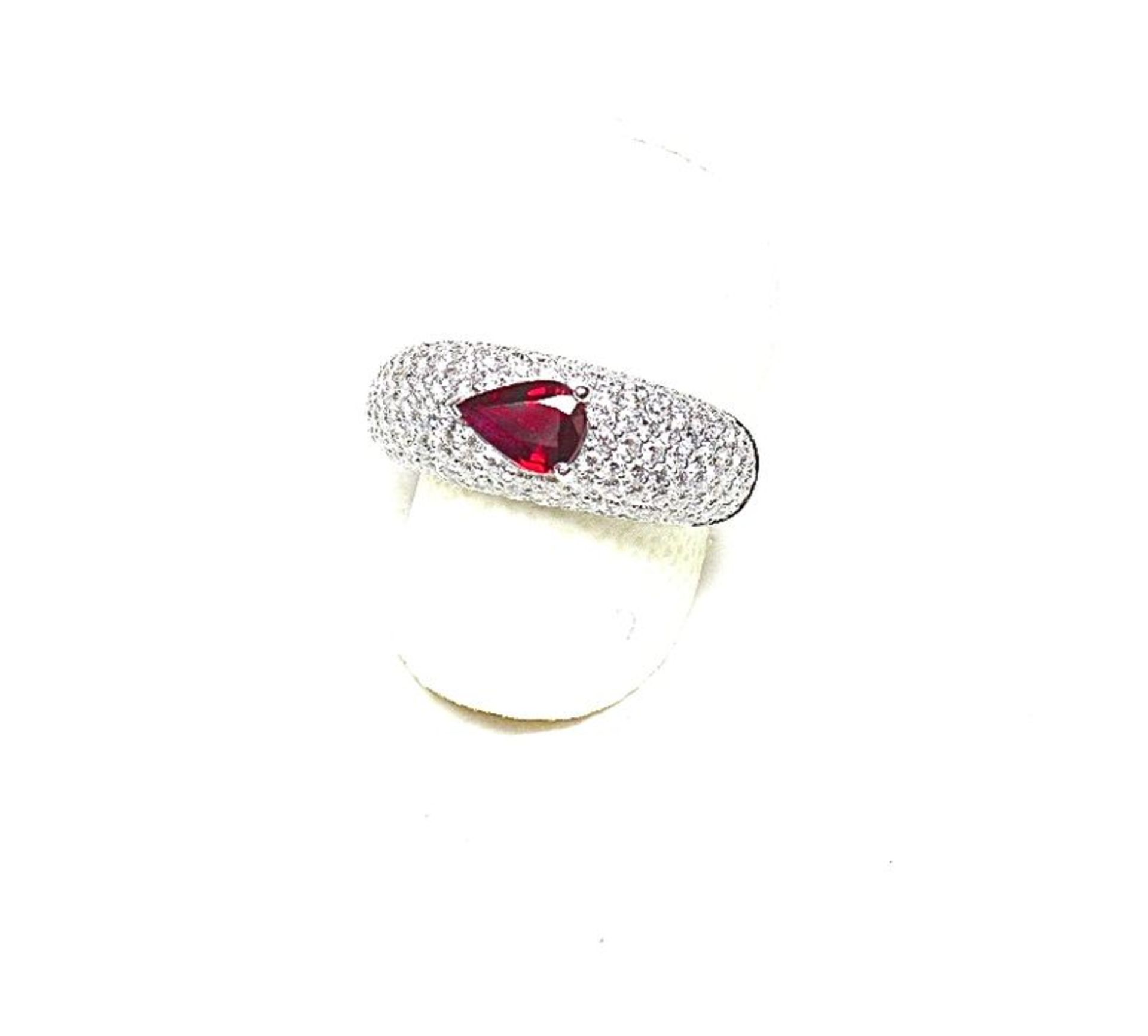 Bague boule mettant en valeur par ses 156 diamants pour 2,30 c. env. (G/VS) un [...] - Bild 3 aus 3