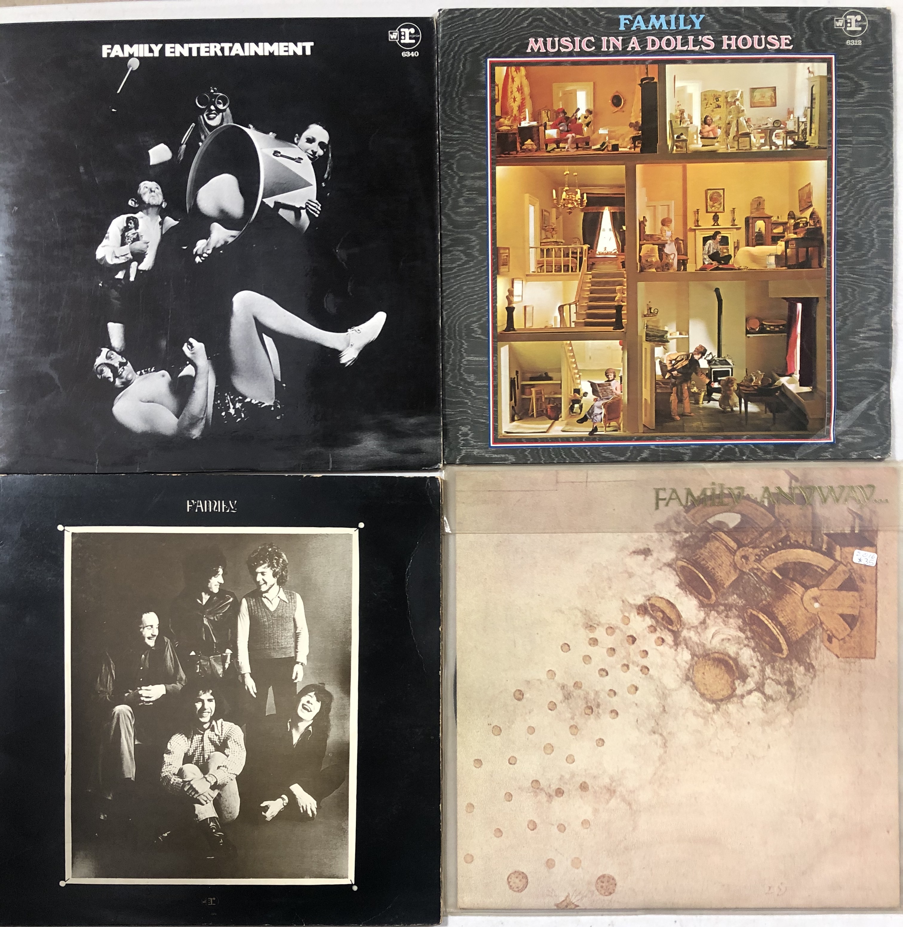 FAMILY - LPs. Excellent selection of 7 x mainly original UK pressing LPs.