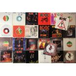 AC/DC - 7" COLLECTION. Hot back-catalogue of 25 x 45s from AC/DC.
