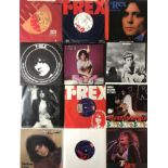T REX & RELATED - 7" COLLECTION - WITH DEMOS.