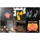 BLACK SABBATH - LPs. Killer collection of 7 x LPs including 2 x tasty original swirls...