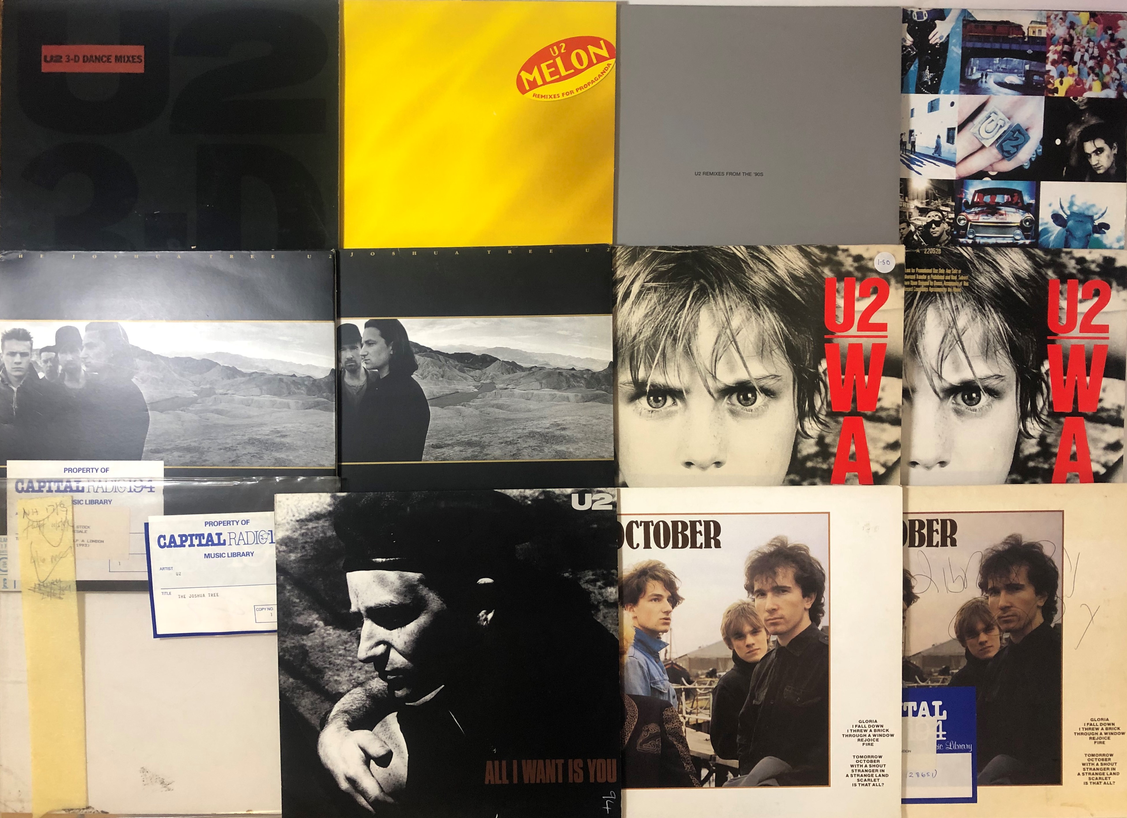 U2 - LP/12" COLLECTION. Excellent collection of 27 x LPs/12" with promos. - Image 2 of 8