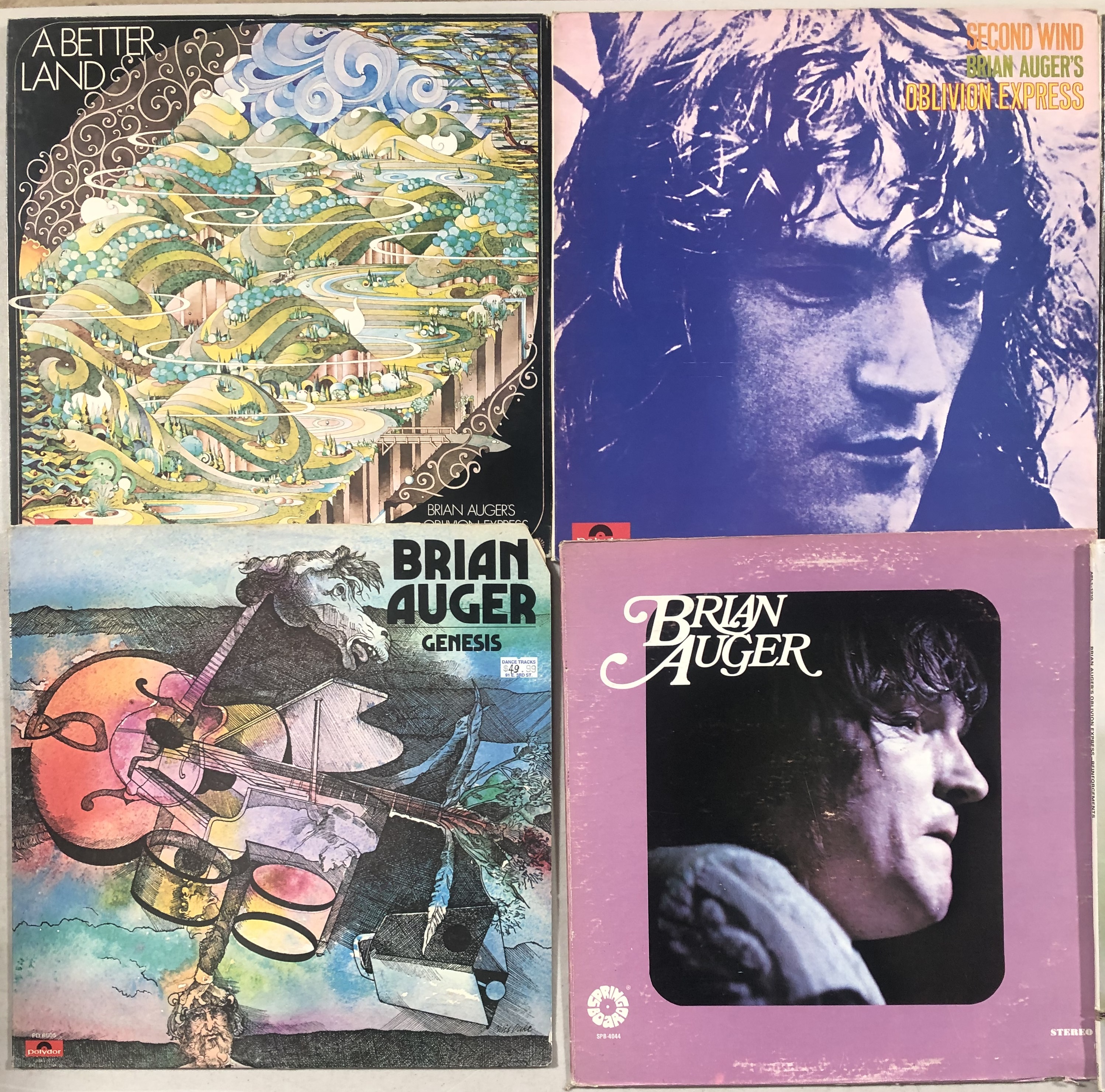 BRIAN AUGER & RELATED - LPs. All aboard the oblivion express with this package of 9 x LPs. - Image 3 of 4