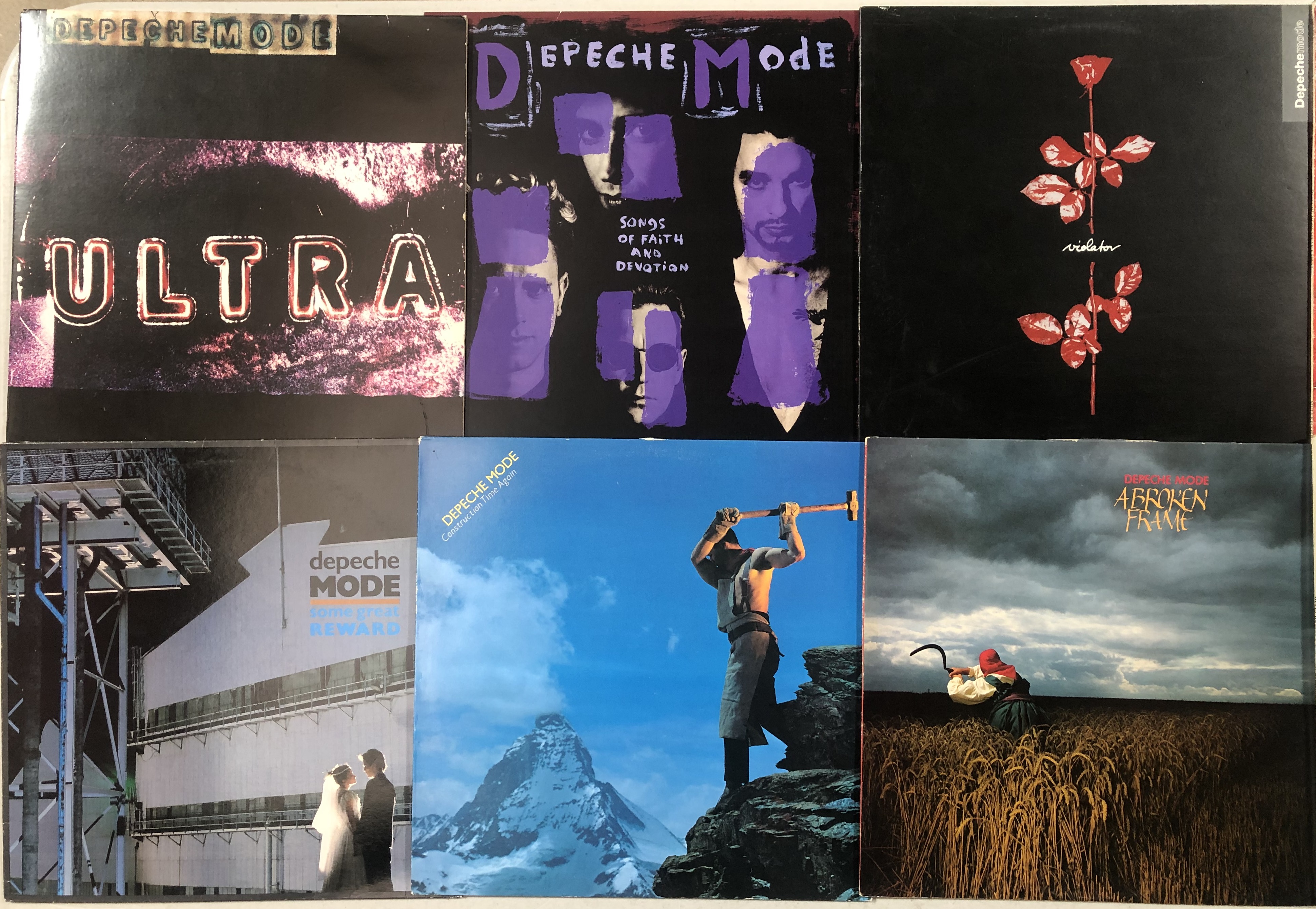 DEPECHE MODE - UK LPs. Brill collection of 10 x LPs including those hard to find 90s releases... - Image 2 of 3