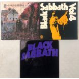 BLACK SABBATH - UK VERTIGO SWIRL LPs.