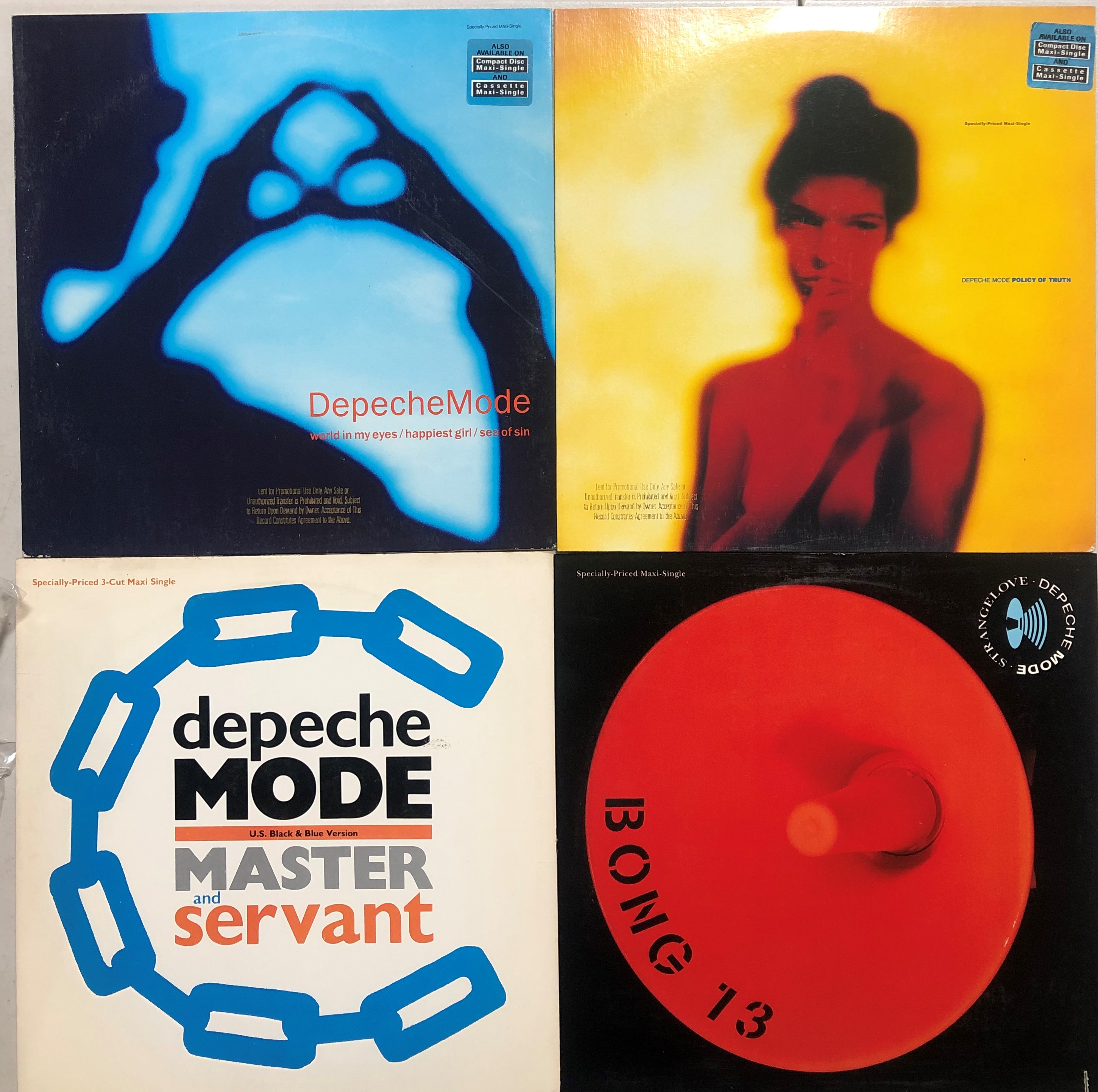 DEPECHE MODE - UK & US 12 PROMOS. Major collection of 12 x 12" promos from Depeche Mode. - Image 4 of 4