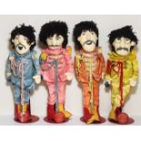 BEATLES - SGT. PEPPER APPLAUSE DOLLS WITH STANDS. A full set of 4 x 1988 Sgt.