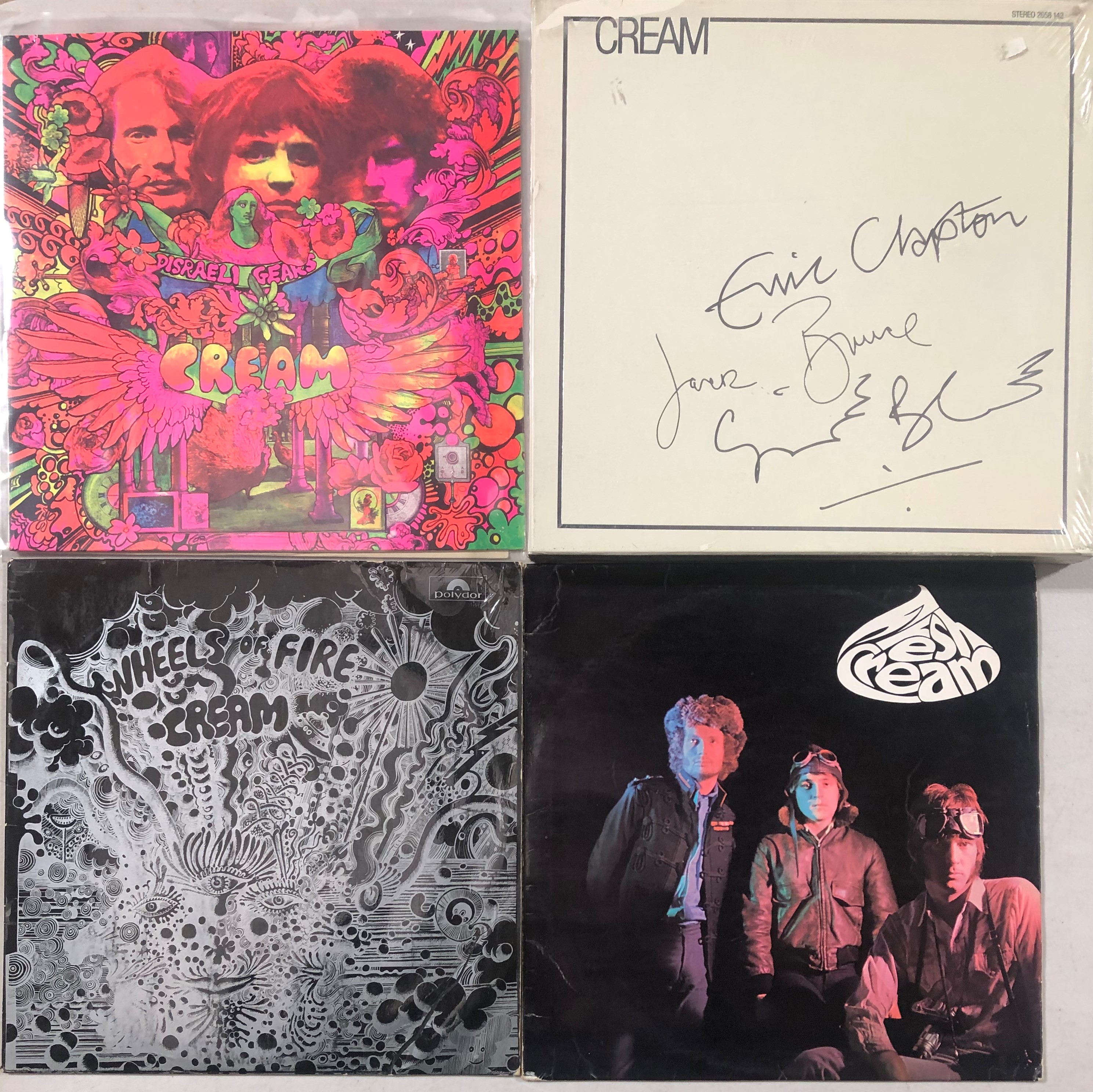 CREAM - LPs WITH BOX SET. Fresh bundle of 3 x original title LPs with 1 x limited edition box set.
