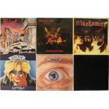 HEAVY METAL / THRASH / DEATH METAL - LPs. Rockin' bundle of 16 mainly LPs.