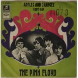 THE PINK FLOYD - APPLES AND ORANGES C/W PAINT-BOX - ORIGINAL GERMAN PICTURE SLEEVE 7" (COLUMBIA C