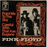 PINK FLOYD - POINT ME TO THE SKY C/W CAREFUL WITH THAT AXE EUGENE - ORIGINAL GERMAN PICTURE SLEEVE