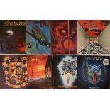 HEAVY METAL / THRASH / DEATH METAL - LPs. Shakin' bundle of 28 x LPs.