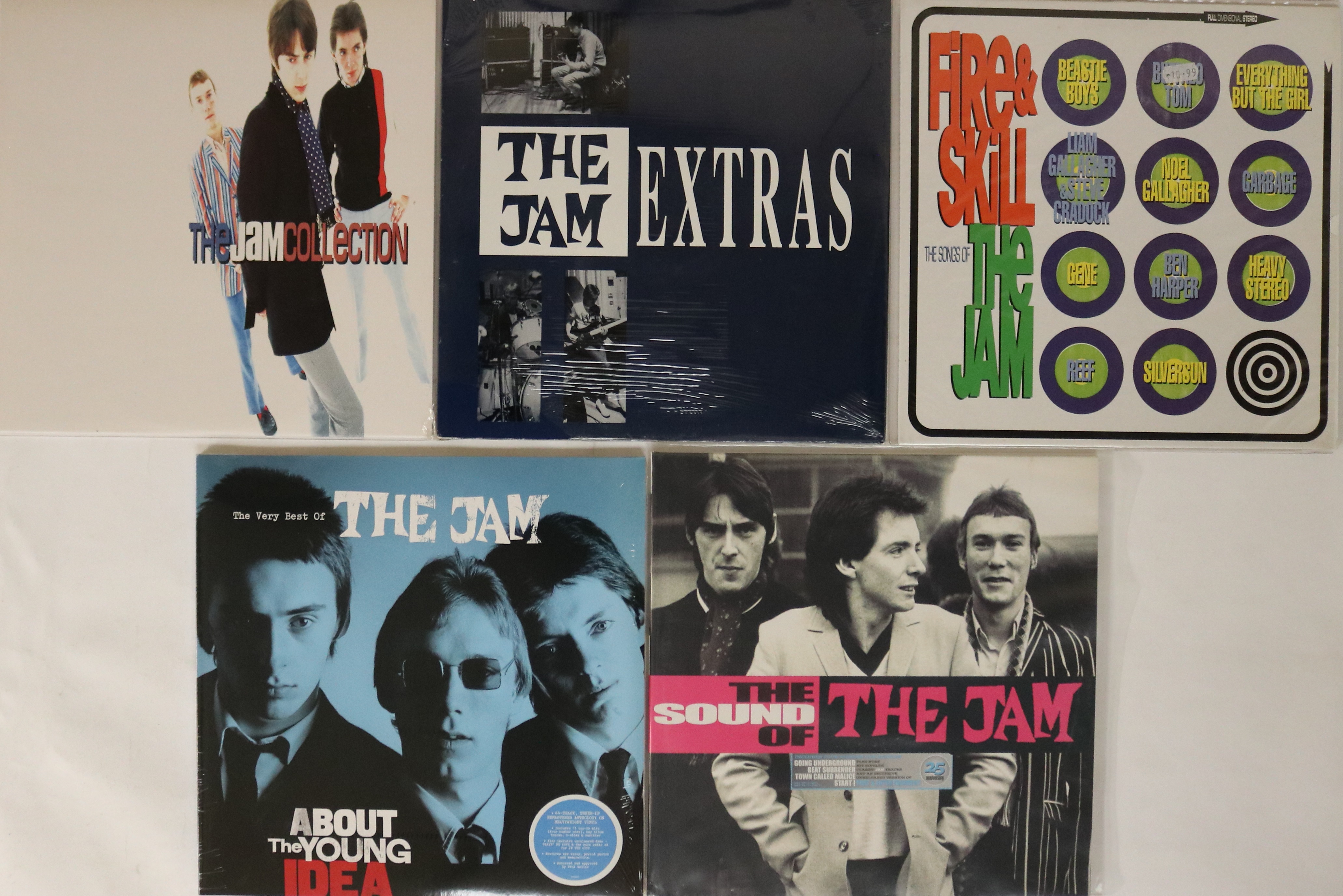 THE JAM / COMPS - LPs. Stirrin' bundle of 5 x LPs.