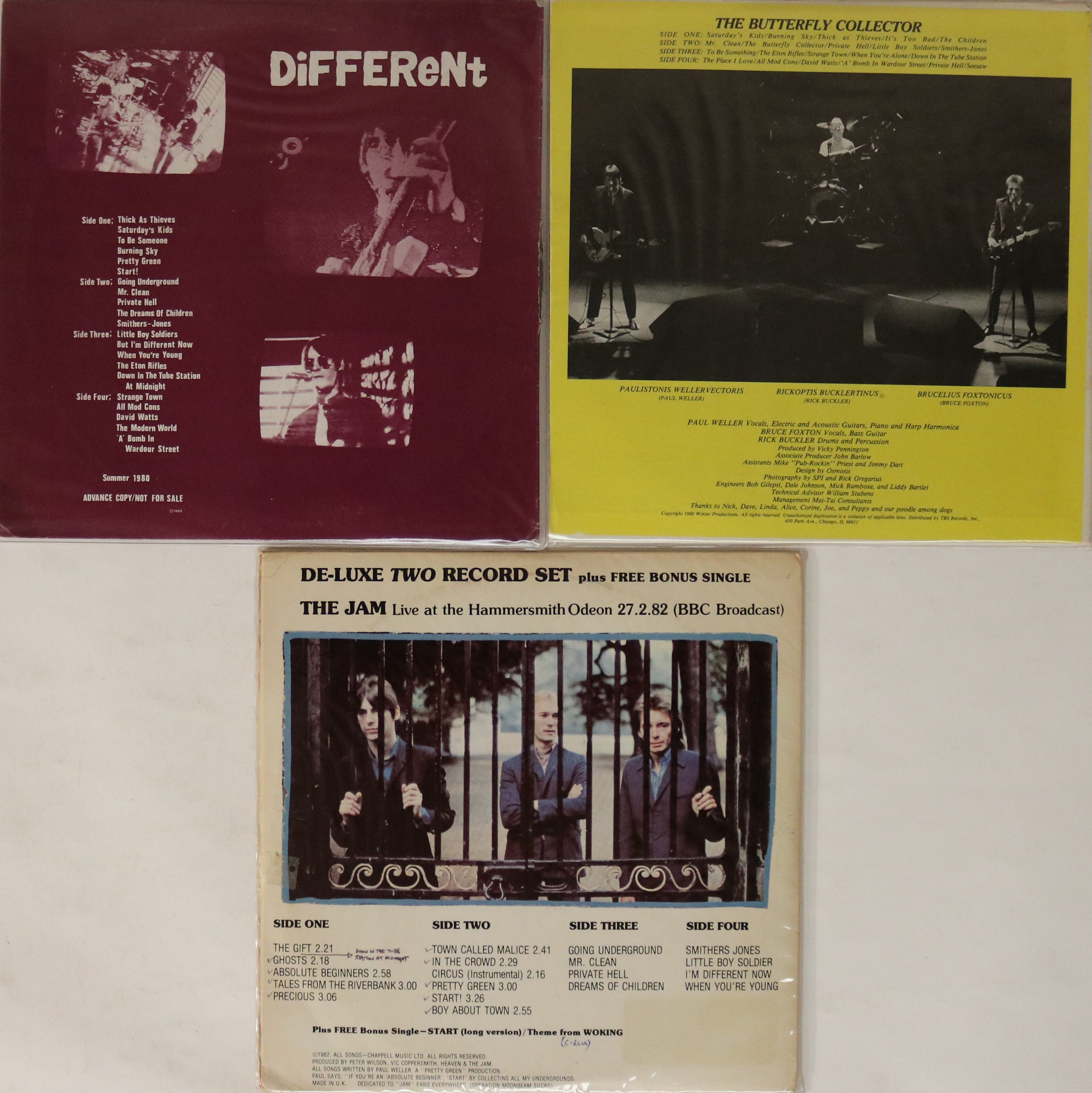 THE JAM / PRIVATE RELEASES - LPs/7". Killer selection of 3 x LPs plus 1 x 7". - Image 2 of 2