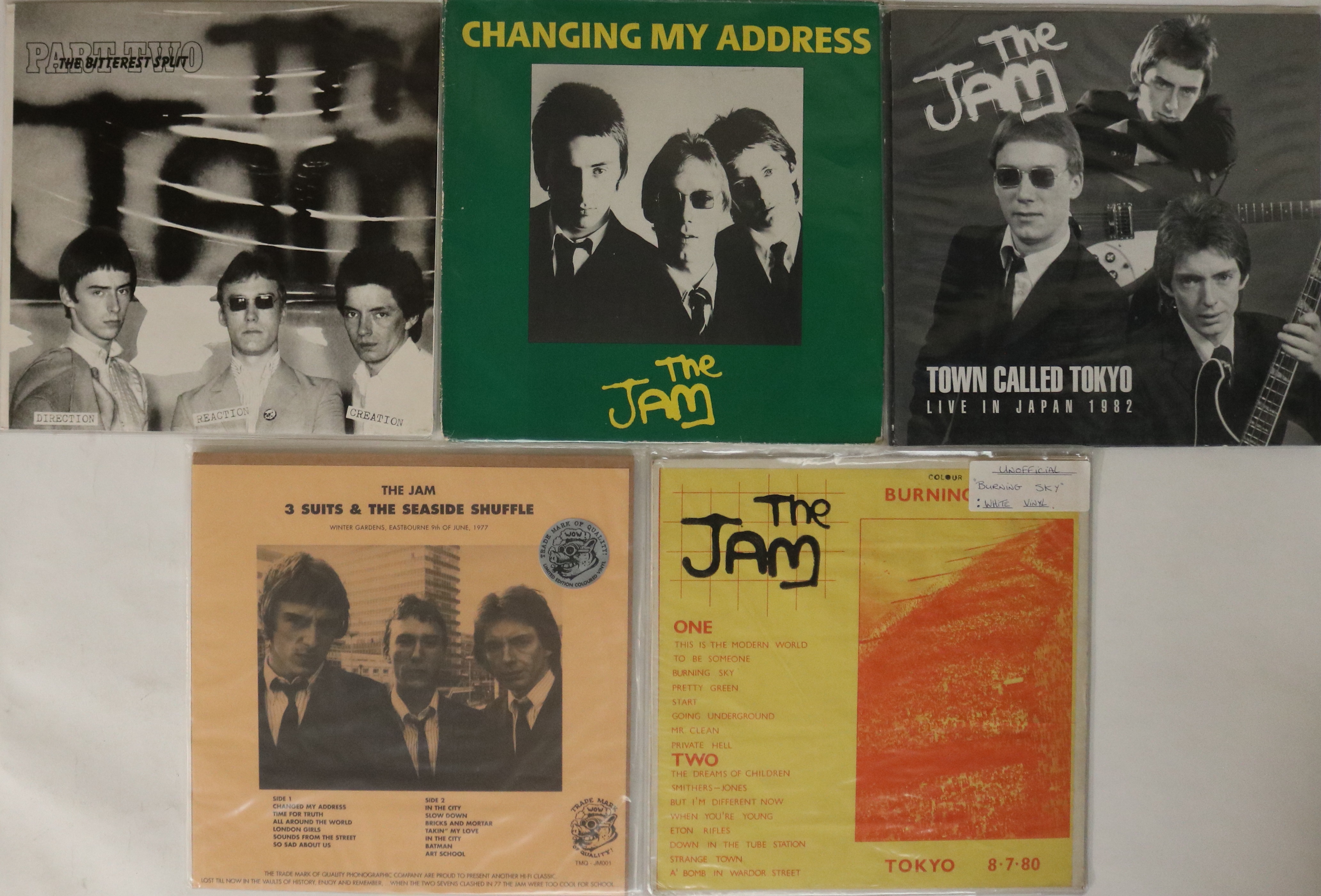 THE JAM / PRIVATE RELEASES - LPs. Tasty selection of 6 x LPs.