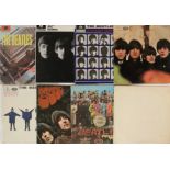 THE BEATLES - STUDIO LPs. Cool run of 7 x early/original UK pressing LPs.