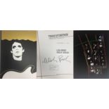 LOU REED AND MICK ROCK - GENESIS PUBLICATIONS SIGNED.