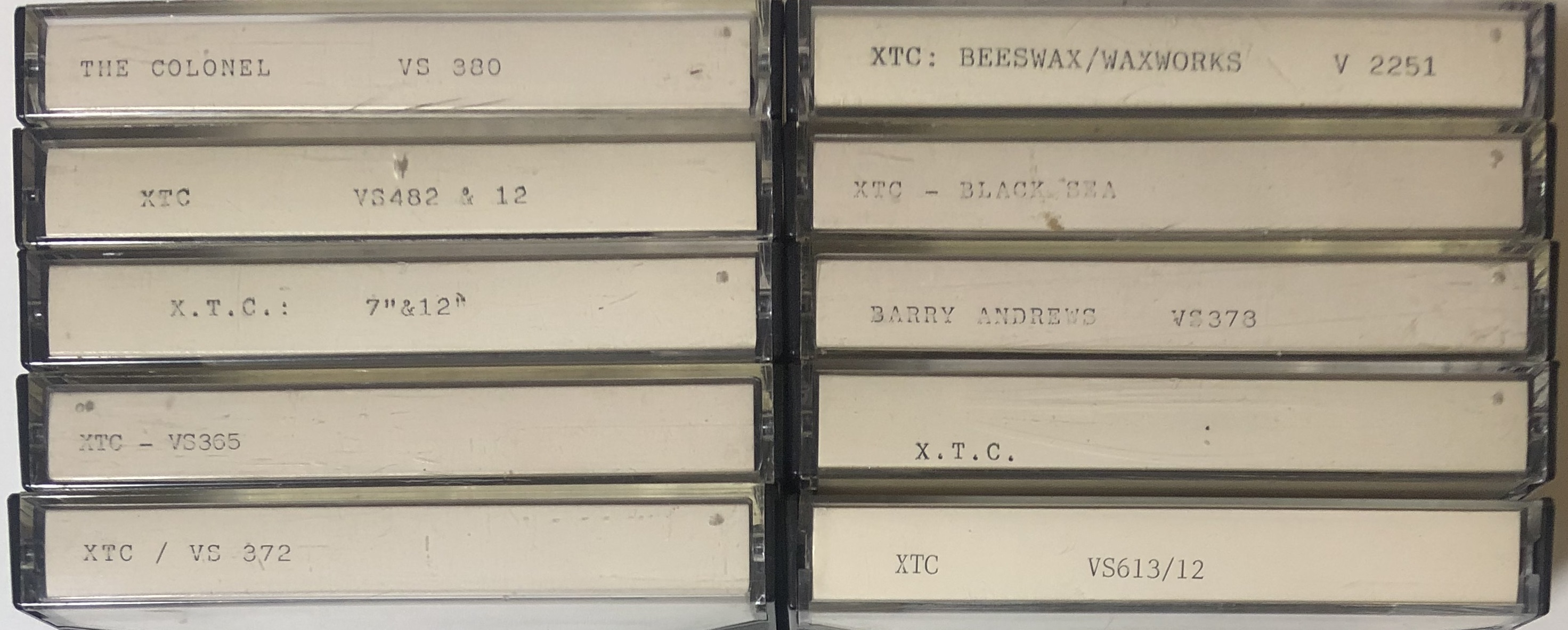 XTC AND RELATED PRE RELEASE/DEMO CASSETTES. - Image 2 of 4
