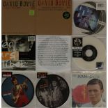 DAVID BOWIE / RSD / LIMITED ED COLOURED / PIC DISCS - 7". Fab bundle of 13 x 7".