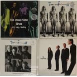 TIN MACHINE COLLECTION - LPs/12". Smart selection of 3 x LPs plus one 12".