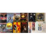 IRON MAIDEN PROGRAMMES AND TICKETS. Ten assorted programmes, chiefly for Iron Maiden concert tours.