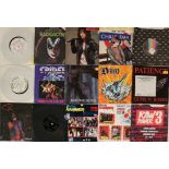 HARD ROCK / HEAVY METAL / GUITAR HEROES - 7". Killer collection of 108 x 7", including some promos.