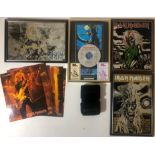 IRON MAIDEN PROMO ITEMS.