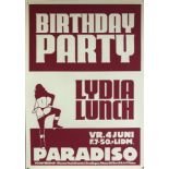 BIRTHDAY PARTY/LYDIA LUNCH.