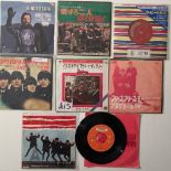 THE BEATLES & RELATED - JAPANESE 7". Expert bundle of 7 x hard to find Japanese pressing 7".