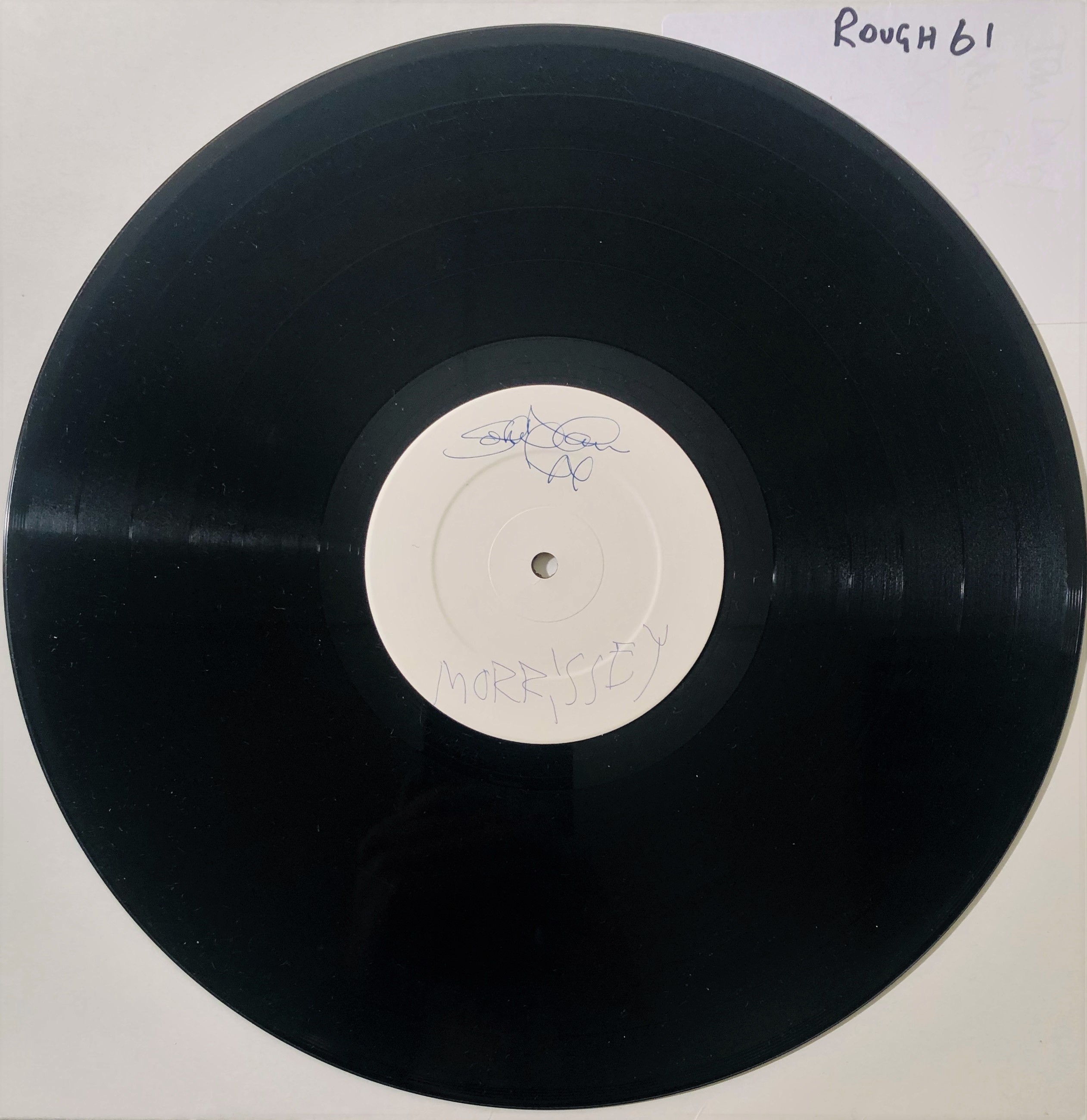 THE SMITHS SIGNED WHITE LABEL. - Image 3 of 3