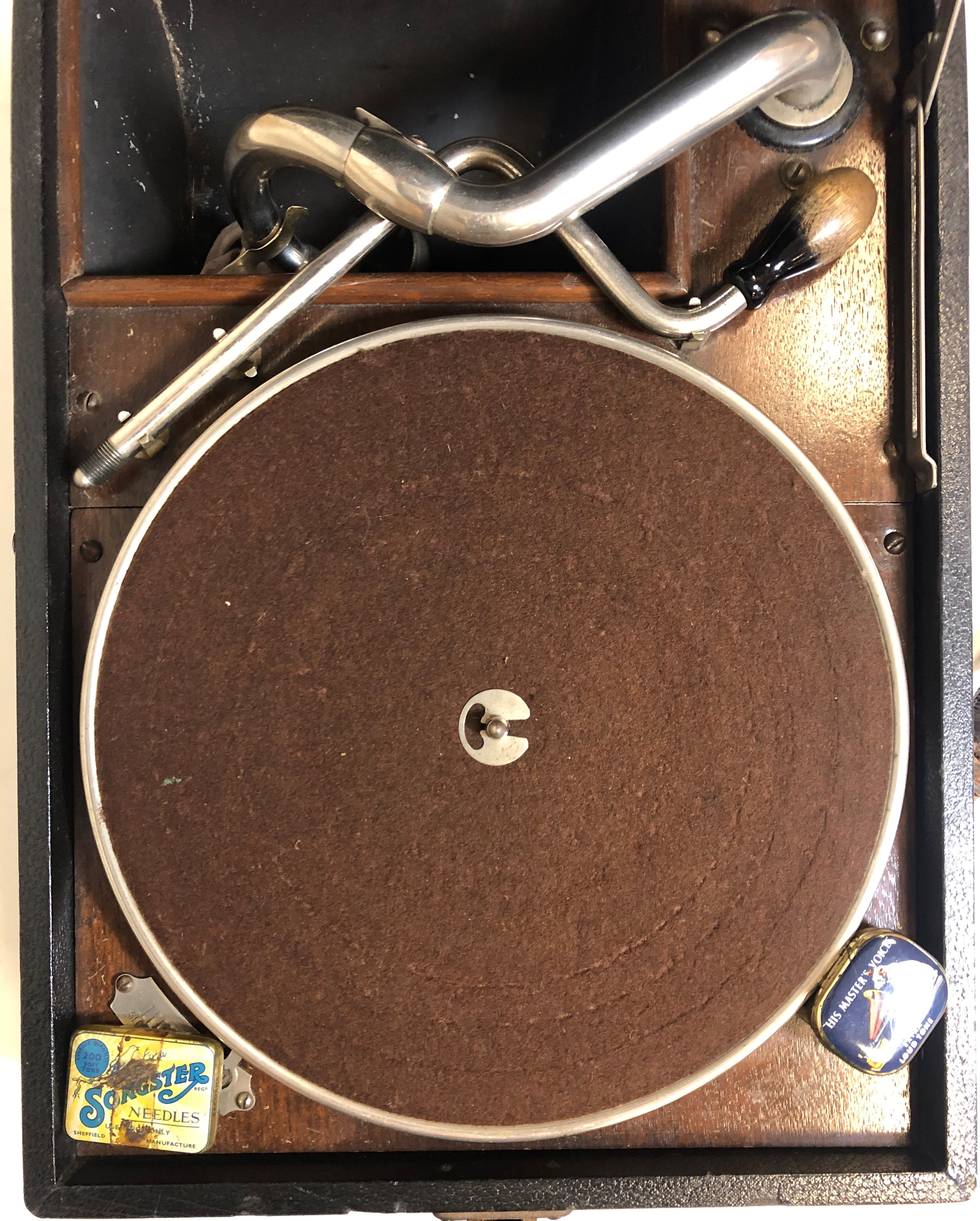 HMV GRAMOPHONE/TECHNICS TURNTABLE. - Image 4 of 9