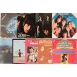 THE ROLLING STONES - OVERSEAS PRESSING LPs. Ace selection of 9 x LPs.
