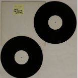 THE SMITHS - RANK & THAT JOKE ISN'T FUNNY ANYMORE - UK WHITE LABEL TEST PRESSINGS.