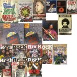 ROCK BOOKS/MAGAZINES/DVDS.