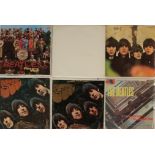 THE BEATLES & RELATED - LPs. Nice mixed selection of 12 x LPs including early UK studios.